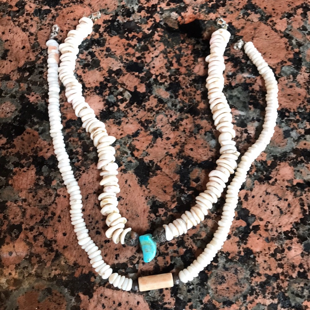 Vintage shell necklaces